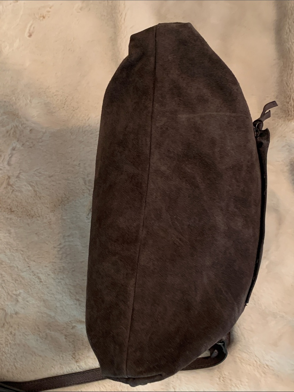 Free People Valencia Leather Tote Crossbody Gray - Picture 5 of 13